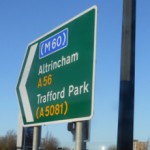 Altrincham and Trafford Park Sign